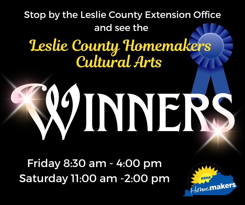 Leslie County Homemakers Cultural Arts Exihbit